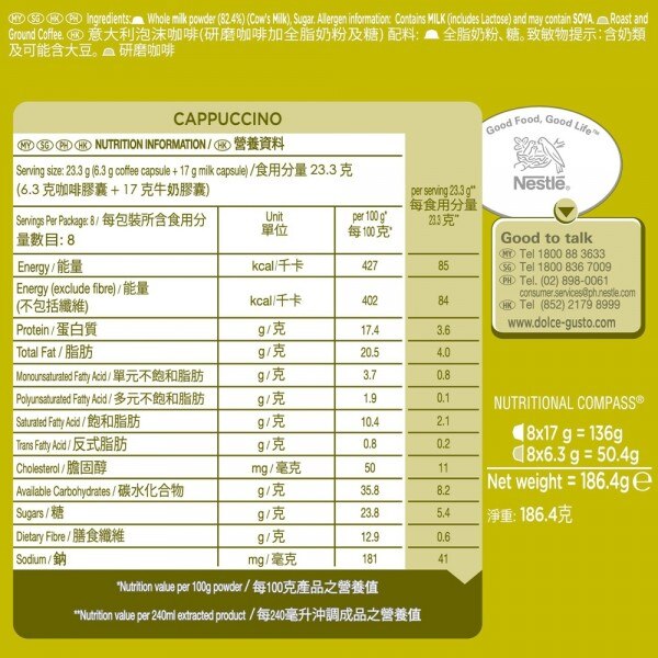 NESCAFÉ® Dolce Gusto® CAPPUCCINO